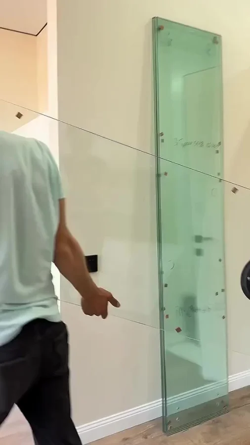 Стеклянный фартук для кухни