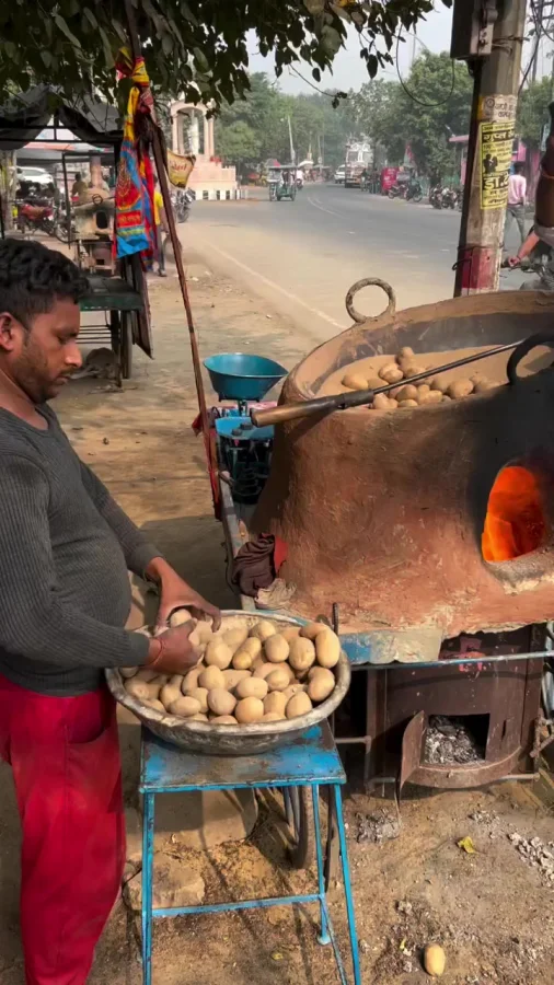 Печёный картофан