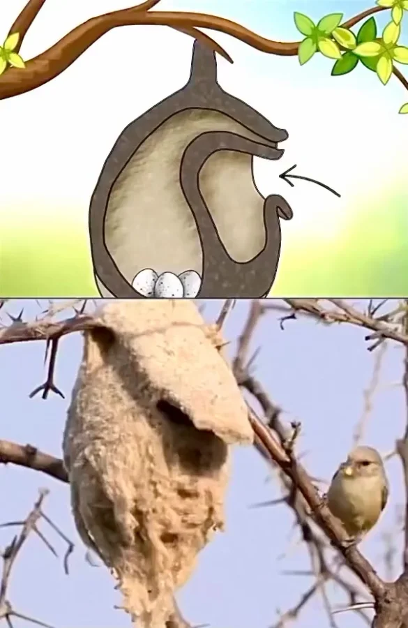 Как некоторые птицы строят гнезда, чтобы защитить свое потомство