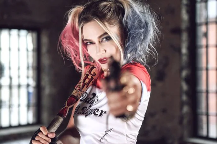 Harley Quinn, как будто сошла со страниц комиксов