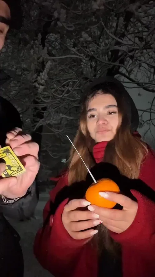 Новогодняя уличная магия