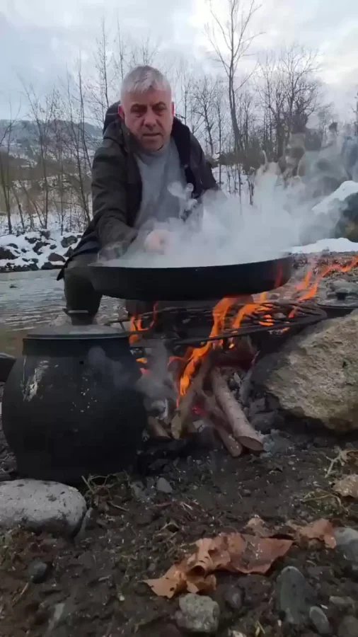 Рыбка на костре