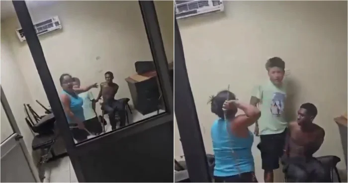 Колумбийская полиция сдала хулигана маме