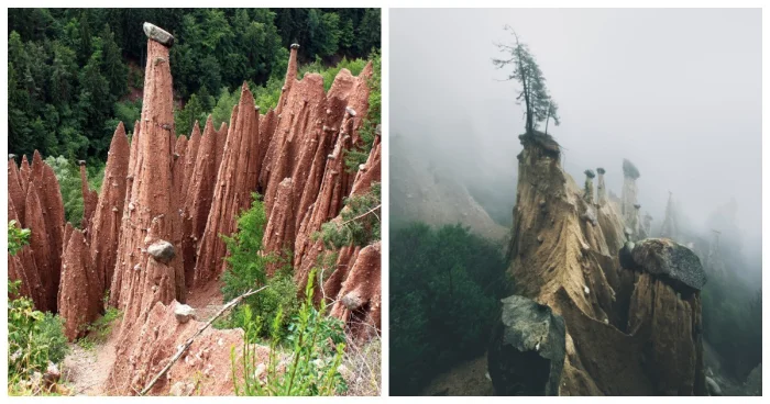 Пирамиды Южного Тироля: как создаются каменные чудеса