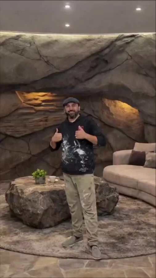 Рельеф скалы своими руками