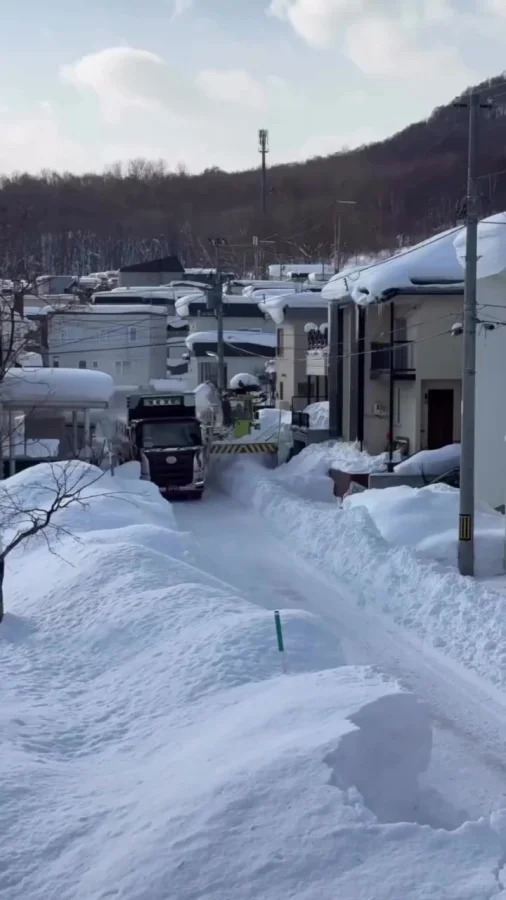 Уборка снега японцами