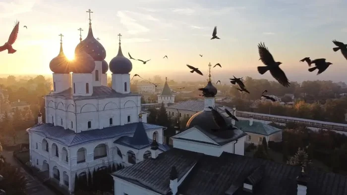 🩵 Высоцкий монастырь — зимнее чудо в Серпухове