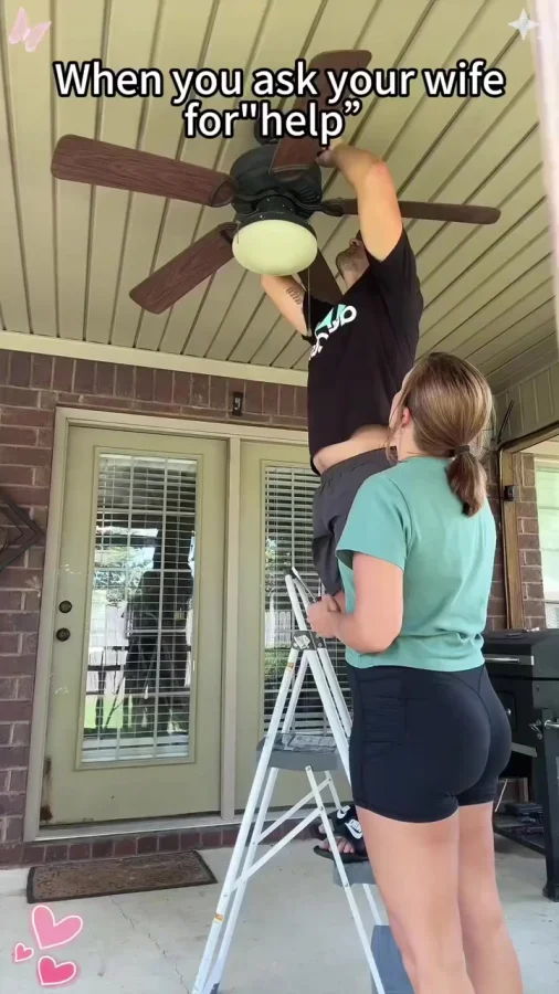 Жена, такая помощница...