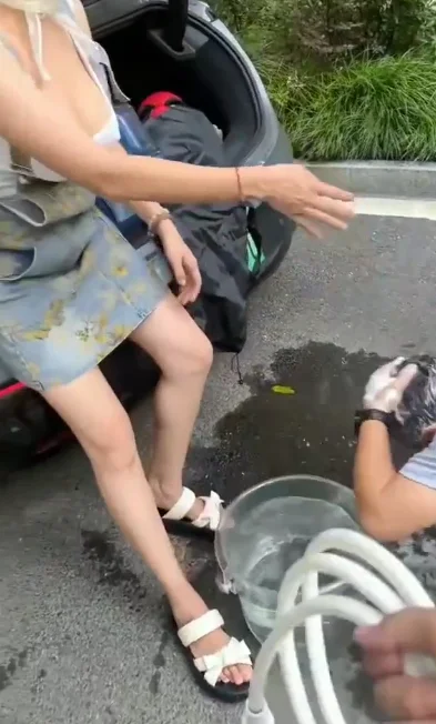 Как помыть мужа в   дороге