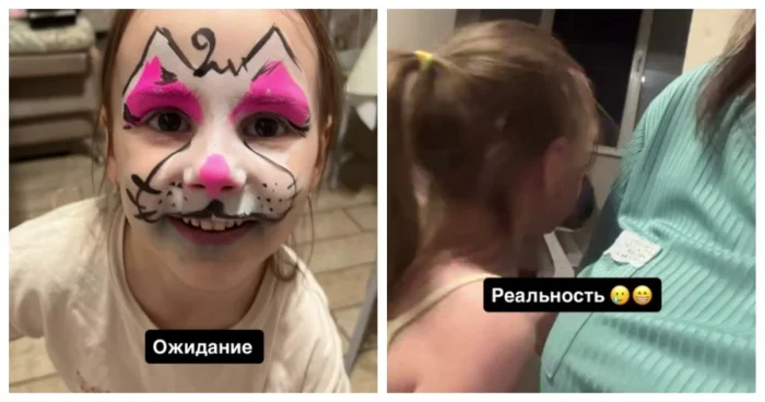 Когда папа решил, что он художник: аквагрим по-домашнему