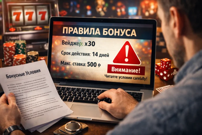 Ловушка вейджера: как читать бонусные условия в онлайн-казино