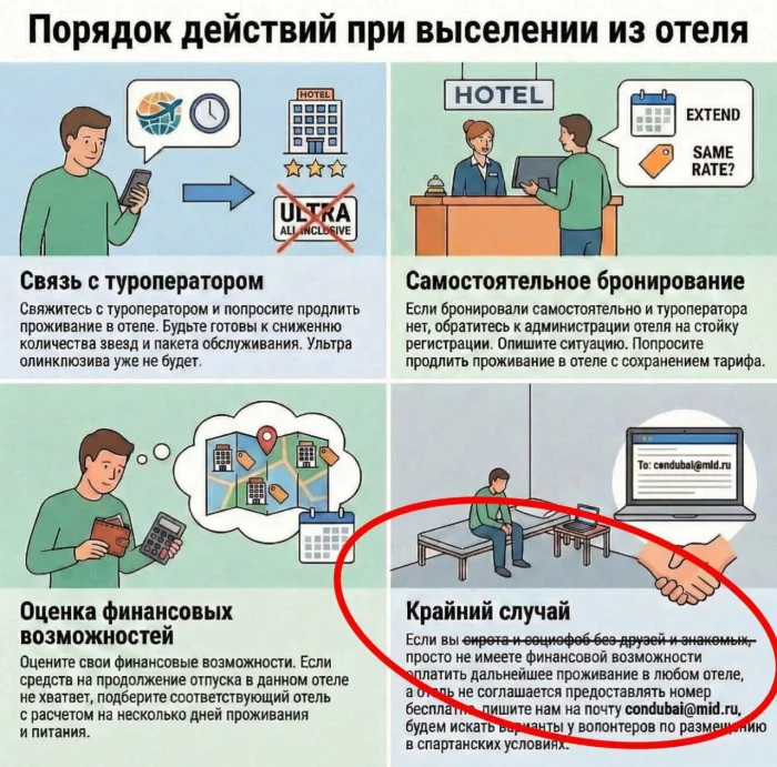 В консульстве РФ назвали застрявших в Дубае россиян «сиротами и социофобами»