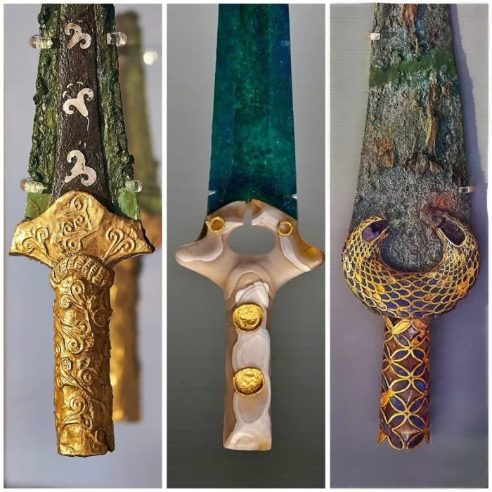 Микенские кинжалы