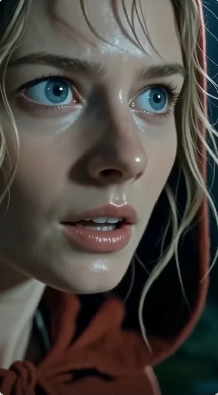 Красная Шапочка в темном лесу