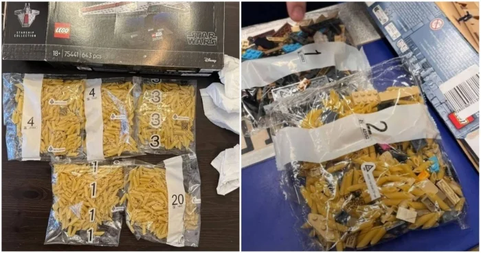 Афера с LEGO: покупатель заполнял коробки пастой и оформлял возврат