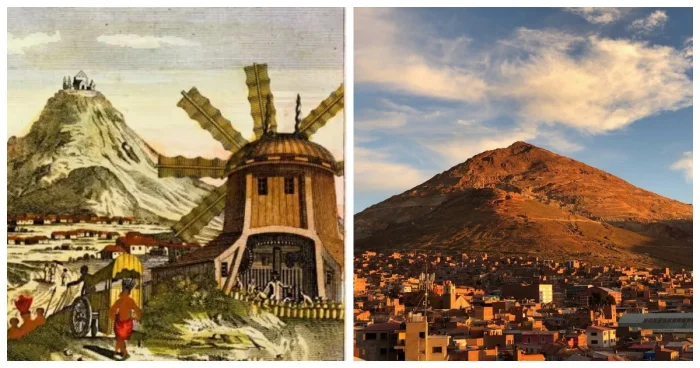 Боливийская гора Серро-Рико, прозванная «людоедом»