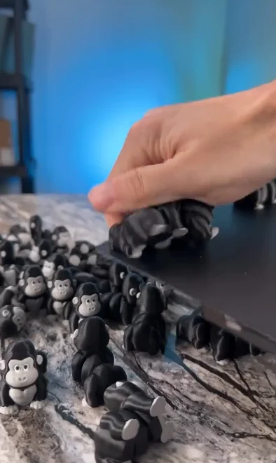 Обезьянки на 3D-принтере