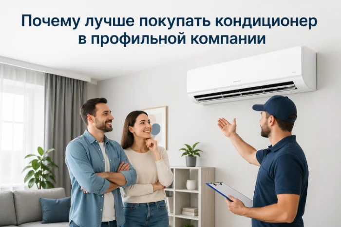 Почему лучше покупать кондиционер в профильной компании