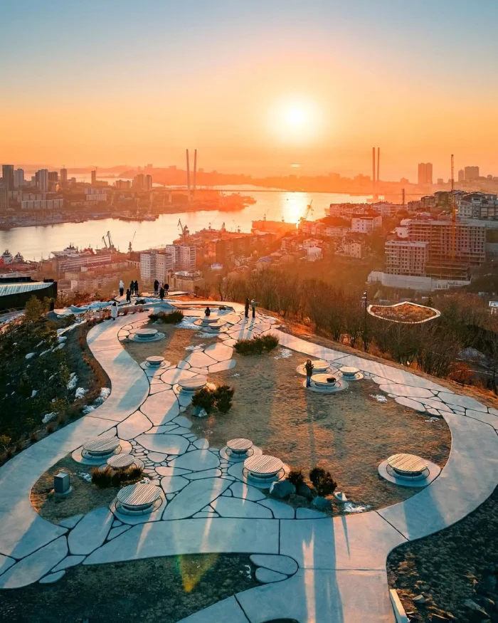 🌇 Закат в Нагорном парке