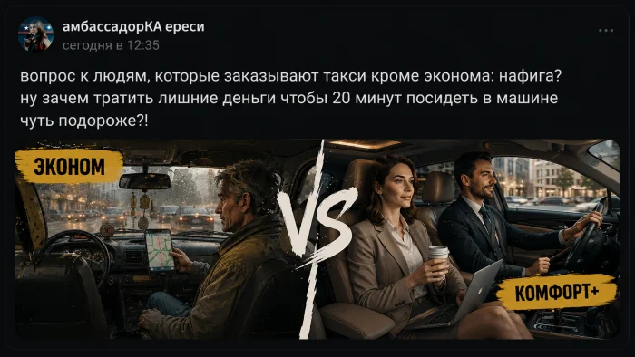 Интернет разделился из-за споров о дорогих поездках на такси