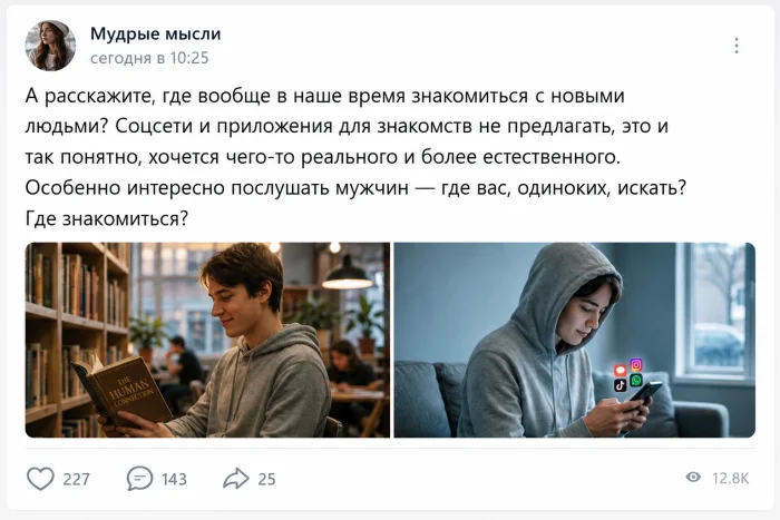 Люди обсудили, где искать отношения, если сайты знакомств надоели