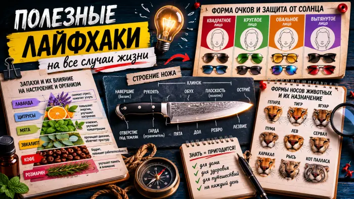 Полезные лайфхаки на все случаи жизни