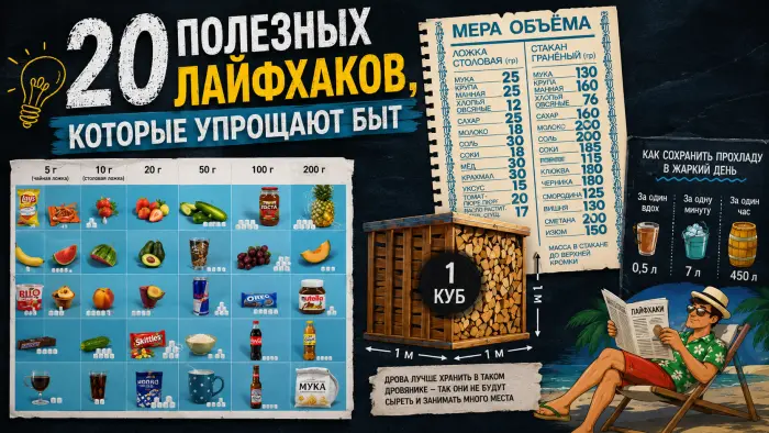20 полезных лайфхаков, которые упрощают быт