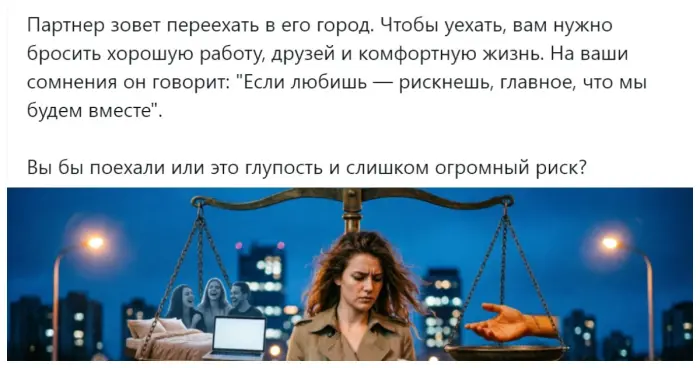 Переезд к любимому в другой город ради любви стоит ли рисковать стабильностью