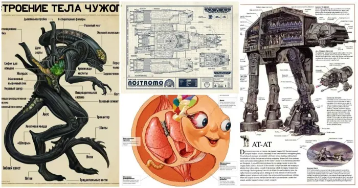 Как устроены несуществующие корабли и монстры из фильмов