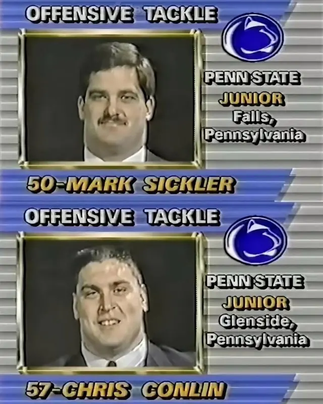 Студенты Penn State в форме американского футболиста 1985 года