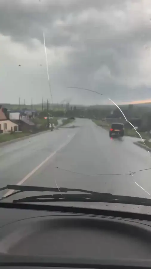 Торнадо в городе Кушва