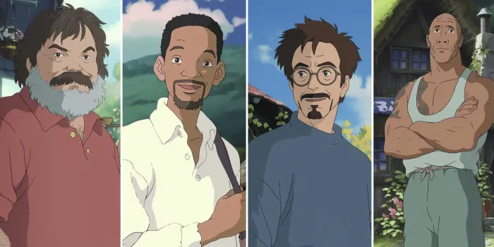 Зендея, Канье Уэст и Криштиану Роналду в стиле Ghibli: нейросеть показала 20 работ