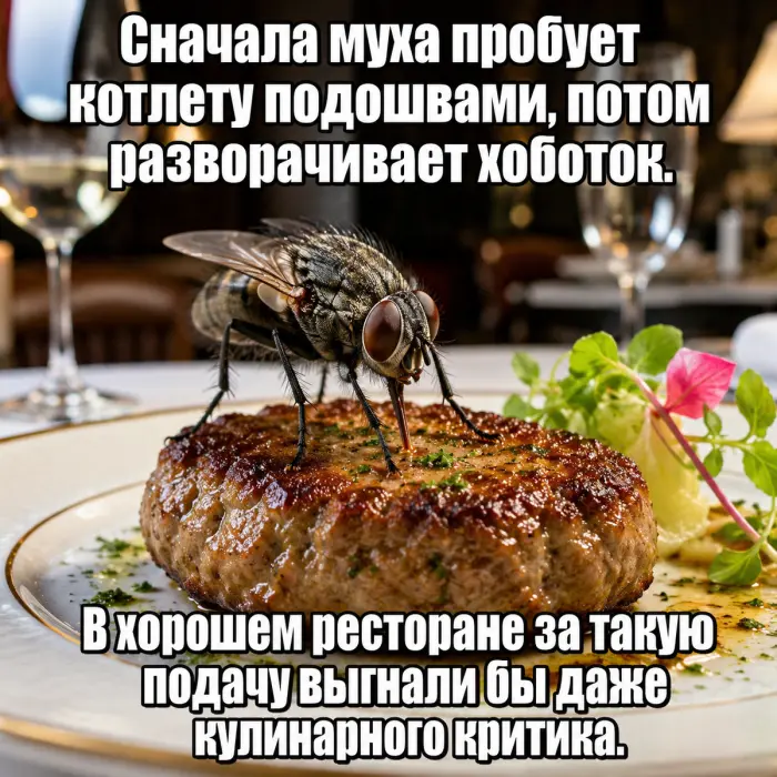 Мухи не планируют злодеяния, когда трут лапки