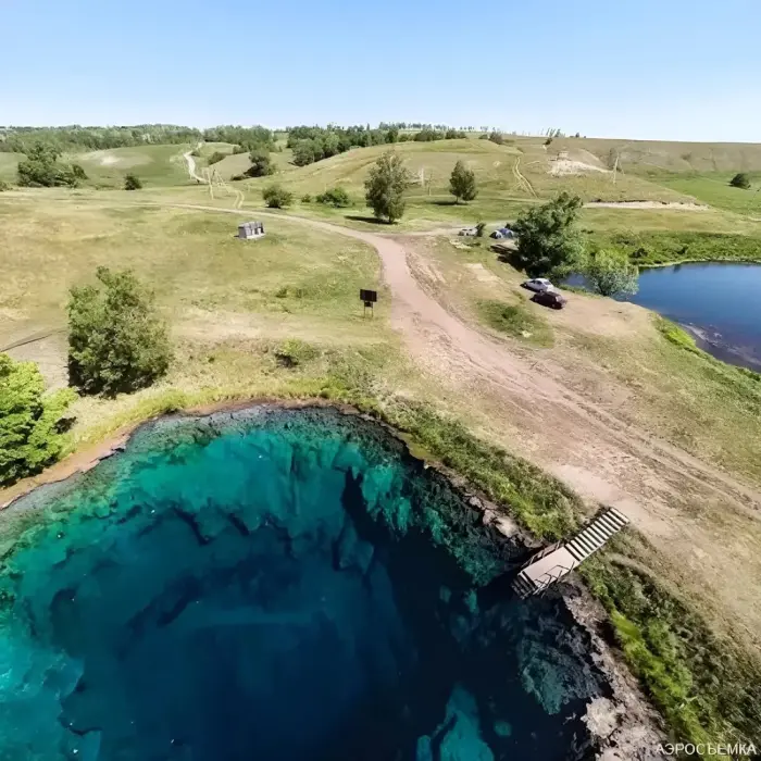 🏞 Голубое озеро 💙 Загадочный карстовый водоём Самарской области