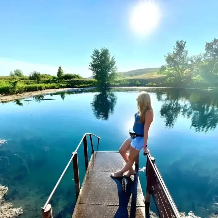 🏞 Голубое озеро 💙 Загадочный карстовый водоём Самарской области