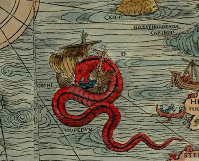 Кого моряки принимали за морских змеев?