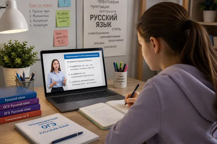 Онлайн-курсы по русскому языку: когда они полезнее репетитора и как научить ребёнка писать сочинения без страха