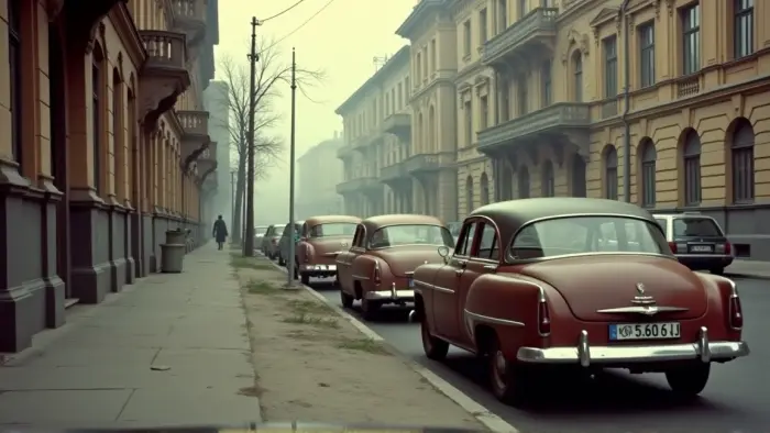 Как американка увидела простые московские автомобили пятидесятых