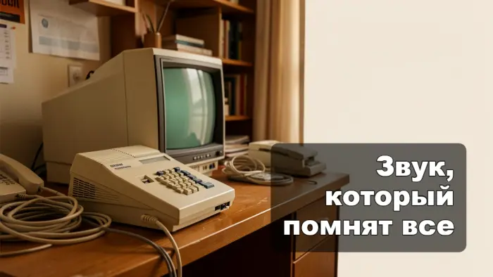 Что на самом деле означал звук дозвона старого модема