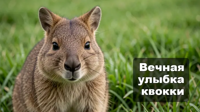 Почему квокка выглядит так, будто постоянно улыбается