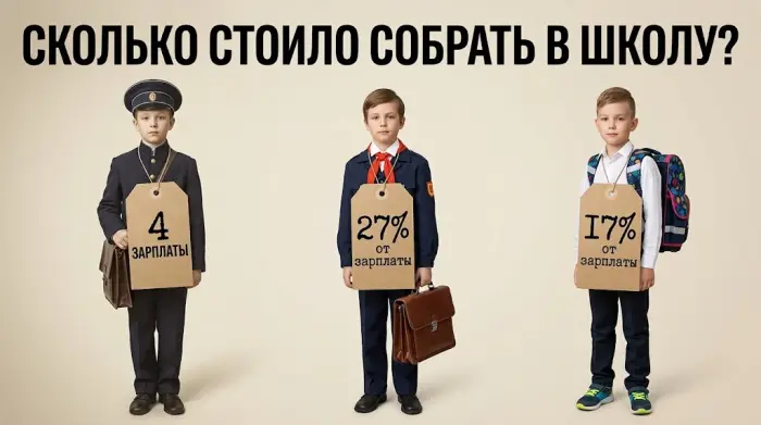 Сборы в школу через века: сколько тратили родители при царе, Брежневе и сейчас