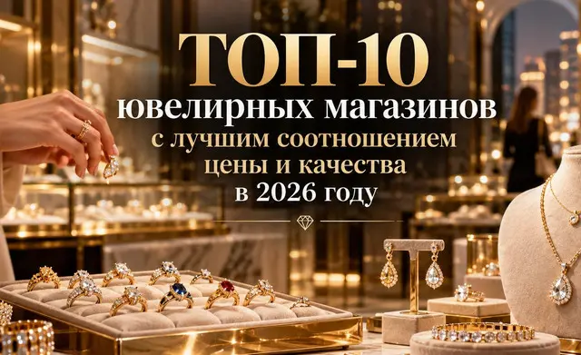 ТОП-10 ювелирных магазинов с лучшим соотношением цены и качества в 2026 году