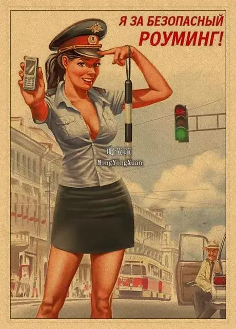 Интересная подборка постеров с девушками в стиле pin-up