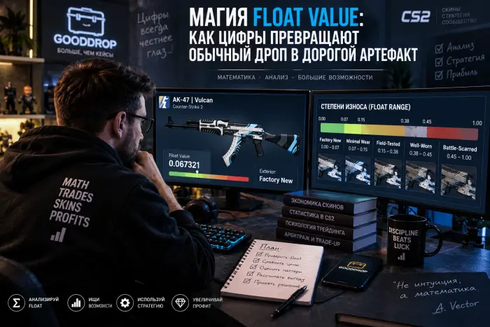 Что такое Float Value в CS2? Влияние флоута на цену скинов