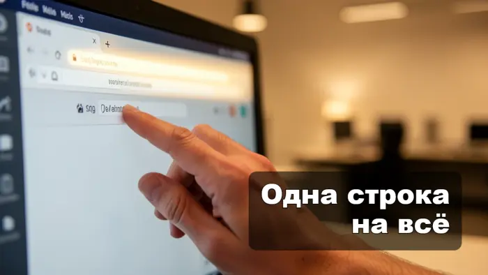 Почему строка браузера стала сразу и адресом, и поиском