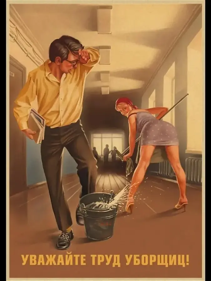 Интересная подборка постеров с девушками в стиле pin-up⁠