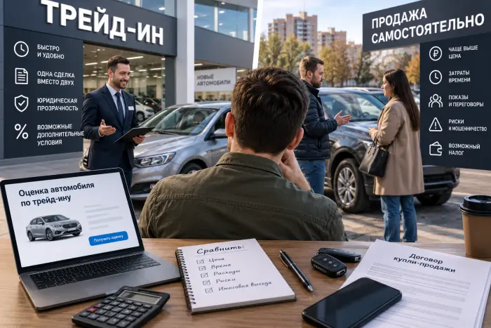 Трейд-ин или продажа машины самостоятельно: что выгоднее при покупке нового автомобиля